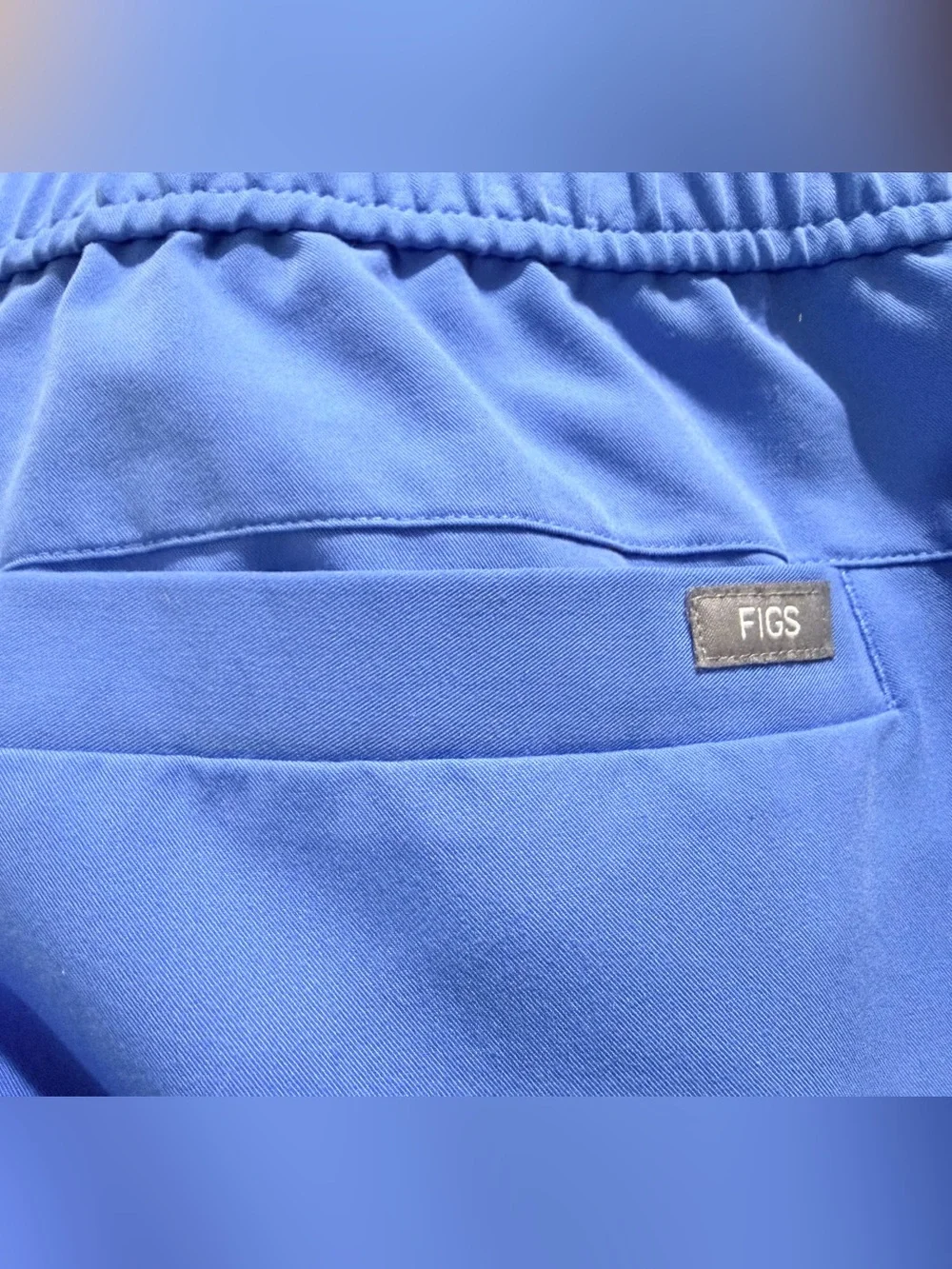 FIGS 2 pair Tansen Jogger Scrub Pants size Large blue